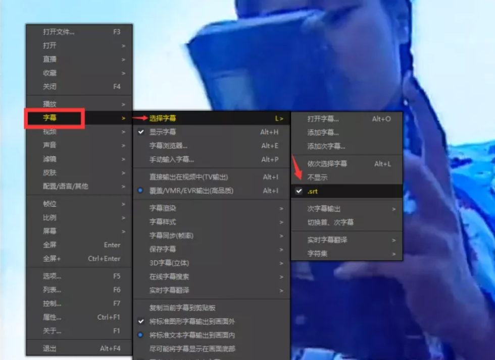 如何通过播放器来切换影视资源的声道?