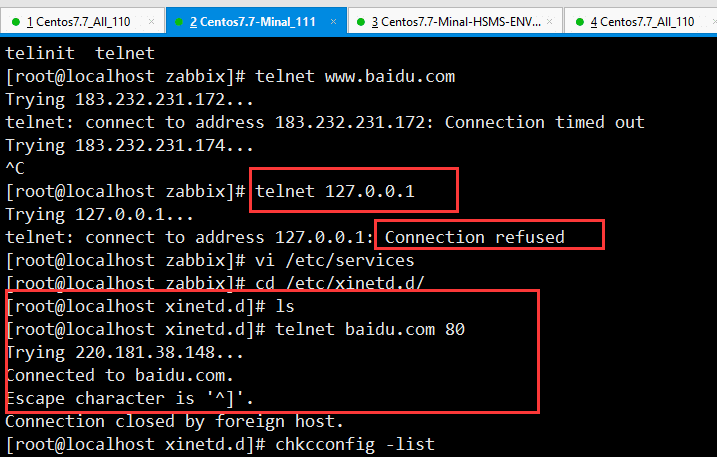 Centos 安装telnet后/etc/xinetd.d/telnet下没有telnet文件